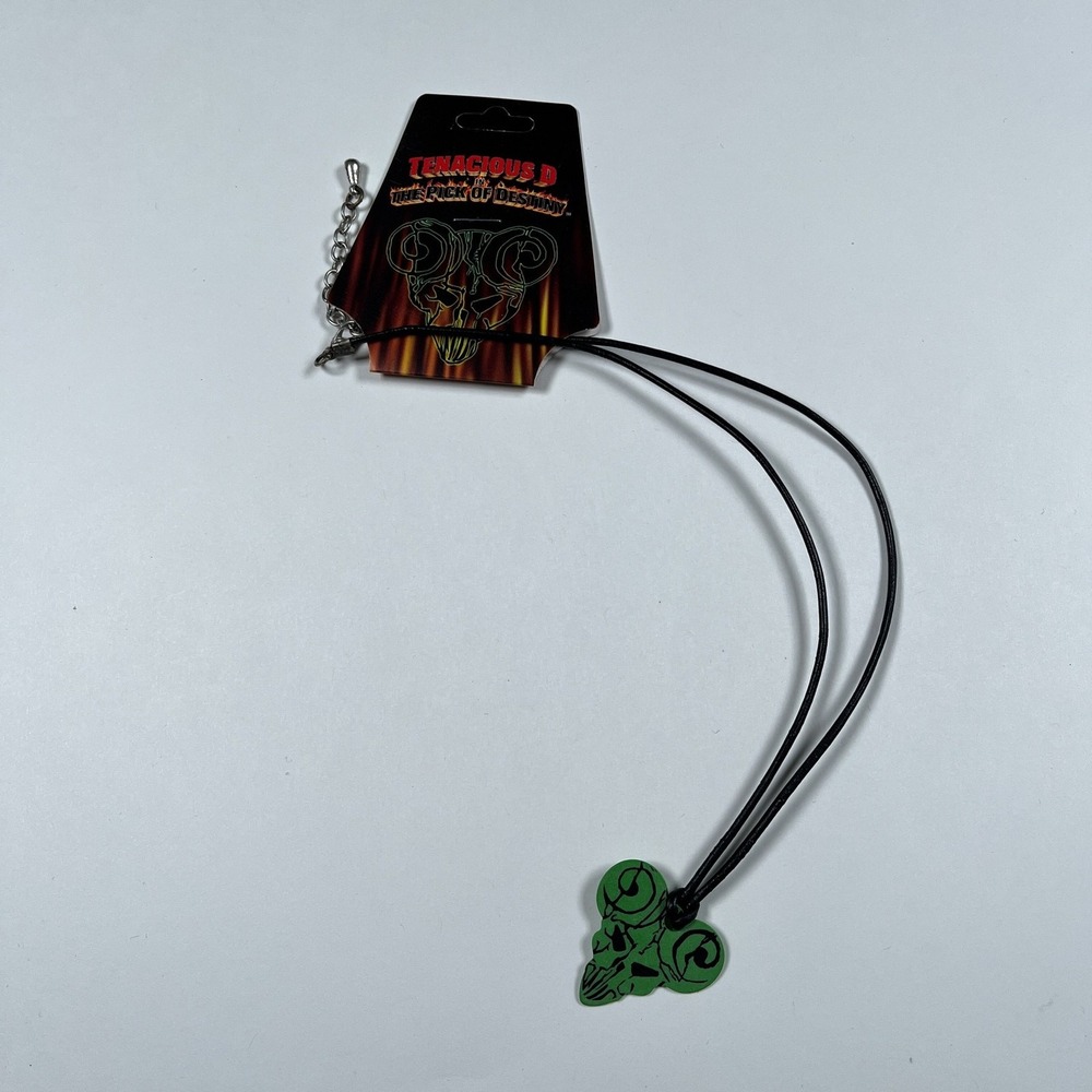 Tenacious D The Pick of Destiny Promo Guitar Pick Necklace Official 2006 New